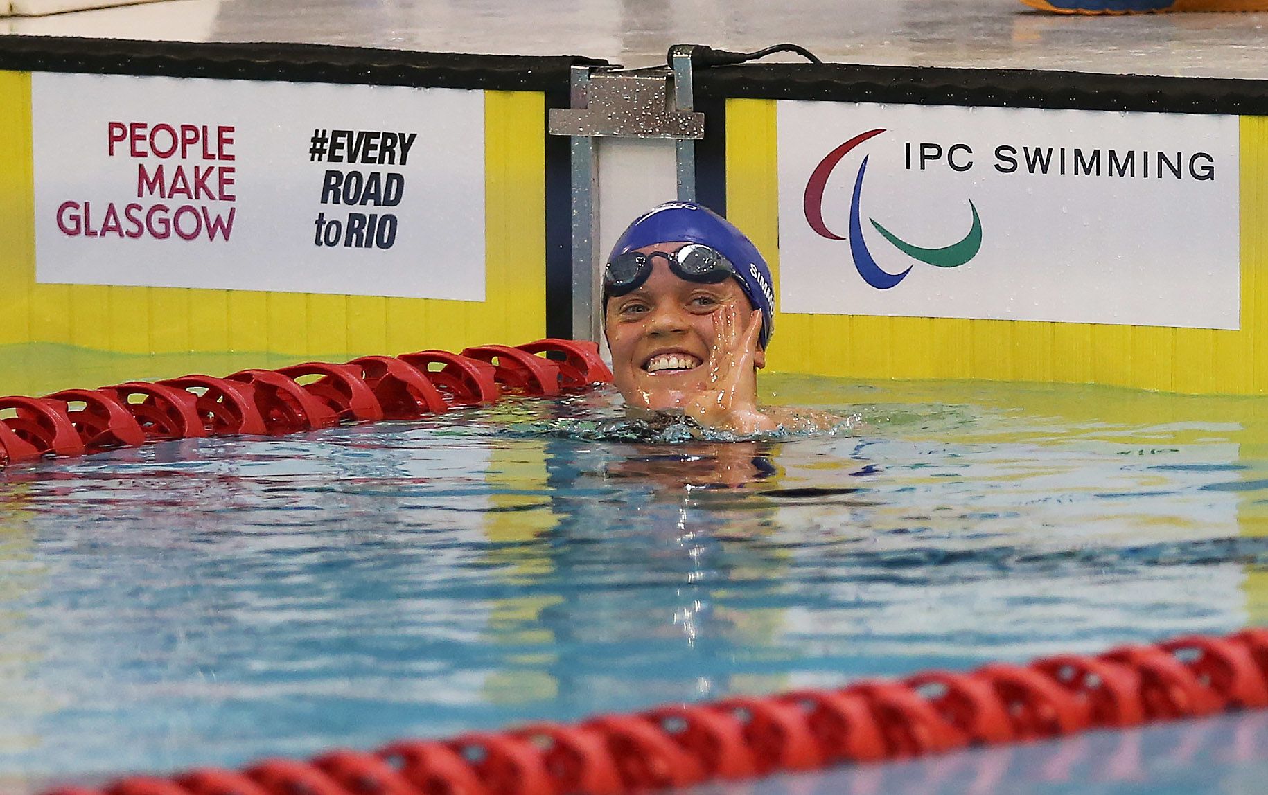 Ellie Simmonds competes at the 2015 World Para-Swimming Championships in Glasgow as part of the #RoadToRio Event Series.